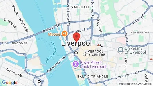 Apartments for rent i Liverpool - Merseyside - kort over placeringen