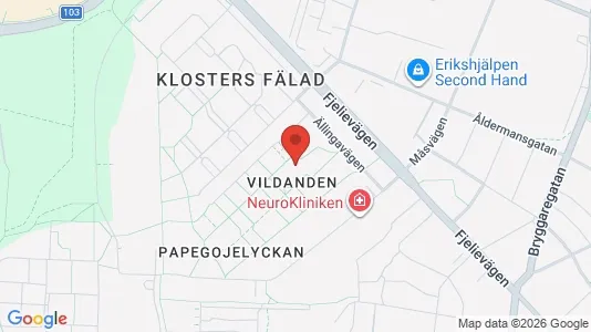Rooms for rent i Lund - kort over placeringen