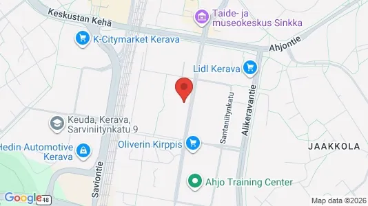 Apartments for rent i Kerava - kort over placeringen