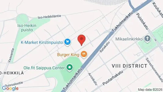 Apartments for rent i Turku - kort over placeringen