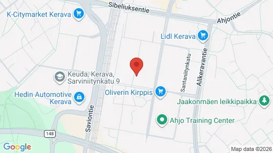 Apartments for rent i Kerava - kort over placeringen