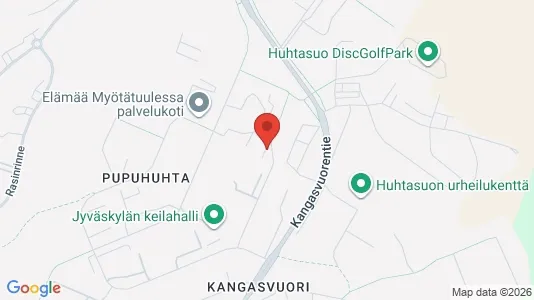 Apartments for rent i Jyväskylä - kort over placeringen
