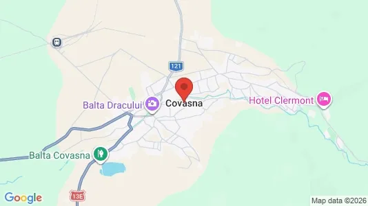 Houses for rent i Covasna - kort over placeringen