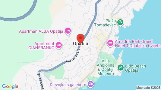 Apartments for rent in Opatija - Photo from Google Street View