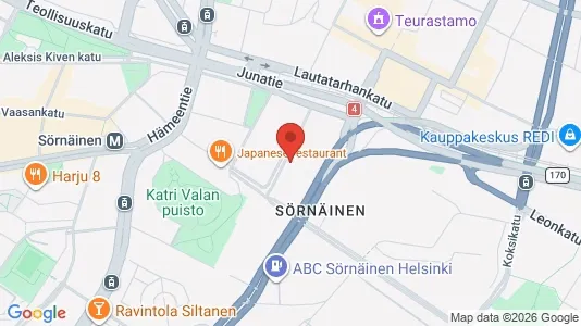 Apartments for rent i Helsinki Keskinen - kort over placeringen