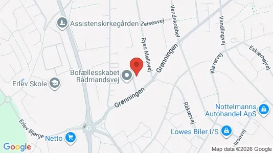 Apartments for rent i Haderslev - kort over placeringen