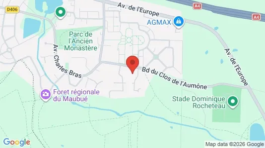 Apartments for rent i Torcy - kort over placeringen