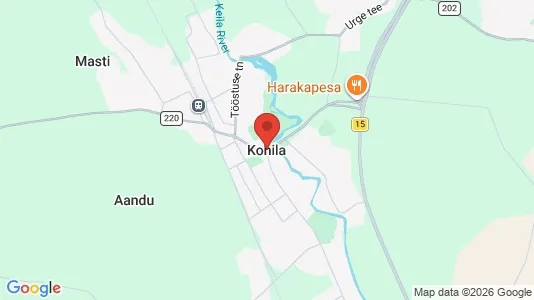 Houses for rent i Kohila - kort over placeringen