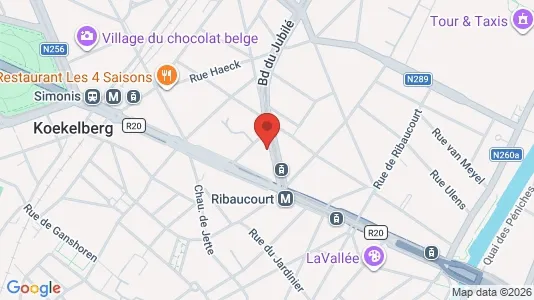 Apartments for rent i Brussels Sint-Jans-Molenbeek - kort over placeringen