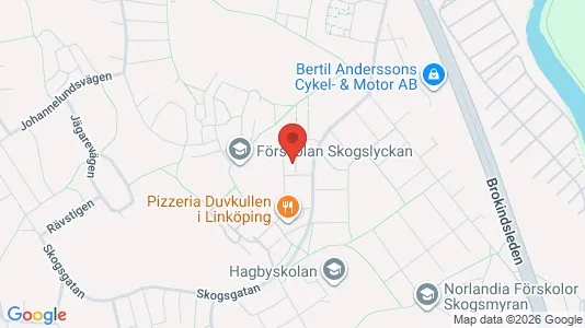 Apartments for rent i Linköping - kort over placeringen