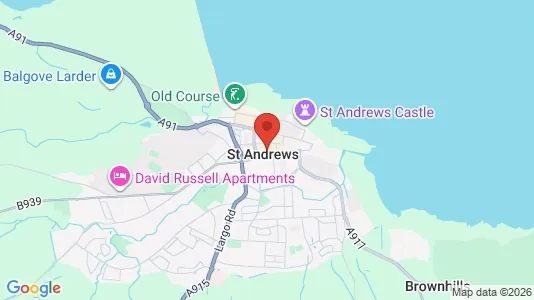 Houses for rent i St. andrews - Fife - kort over placeringen