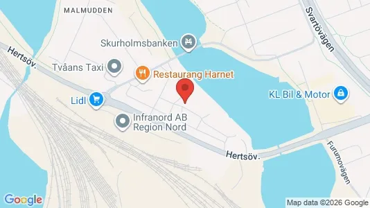 Apartments for rent i Luleå - kort over placeringen