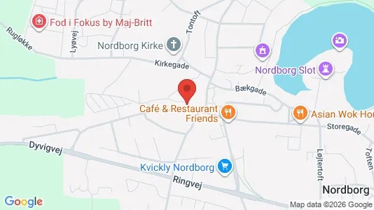 Apartments for rent i Nordborg - kort over placeringen