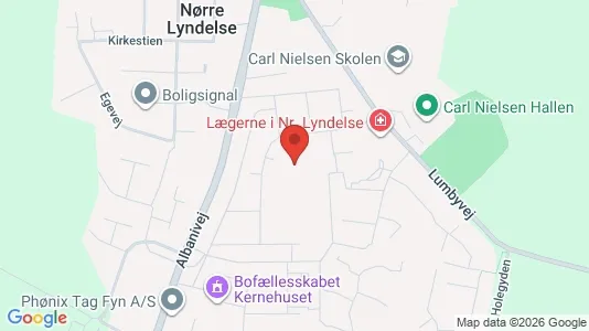 Apartments for rent i Årslev - kort over placeringen