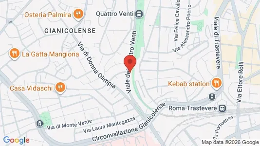 Apartments for rent i Roma Municipio XII – Monte Verde - kort over placeringen