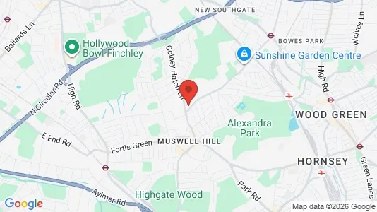 Houses for rent in London N10 - Photo from Google Street View