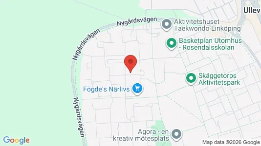 Apartments for rent i Linköping - kort over placeringen
