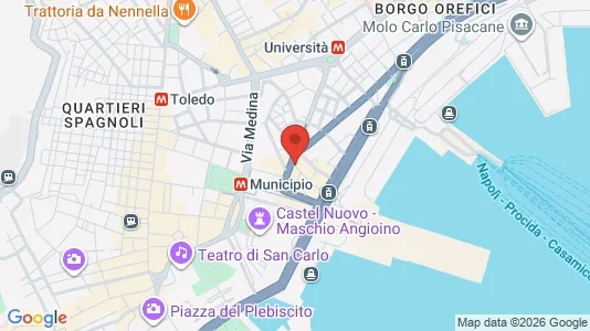 Apartments for rent i Napoli Municipalità 2 - kort over placeringen