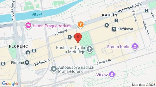 Apartments for rent i Prague 5 - kort over placeringen