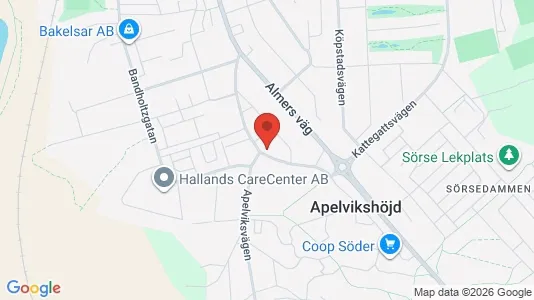 Apartments for rent i Varberg - kort over placeringen