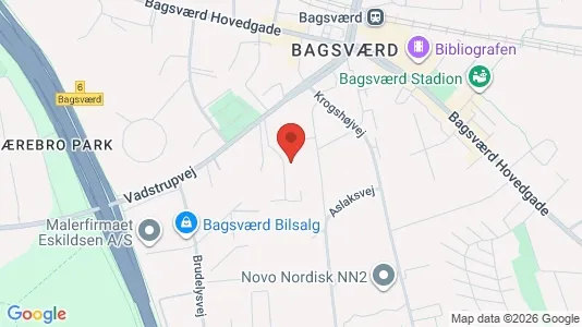 Apartments for rent i Bagsværd - kort over placeringen