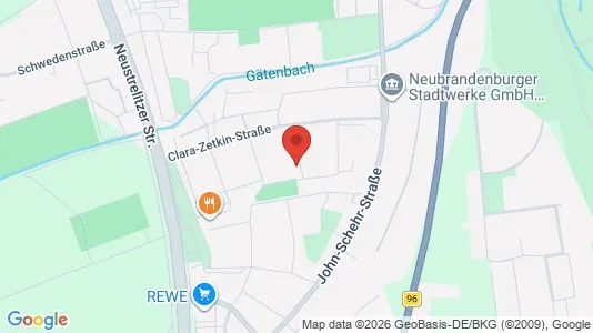 Apartments for rent i Mecklenburgische Seenplatte - kort over placeringen