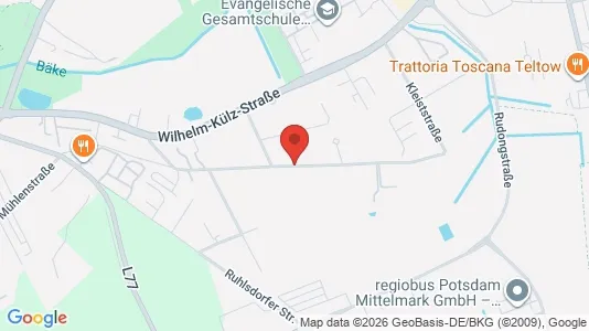 Apartments for rent i Potsdam-Mittelmark - kort over placeringen