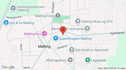 Apartments for rent in Malling - Photo from Google Street View