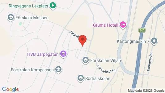 Apartments for rent i Grums - kort over placeringen