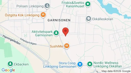 Apartments for rent i Linköping - kort over placeringen