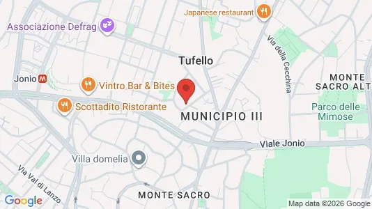 Apartments for rent i Roma Municipio III – Monte Sacro - kort over placeringen