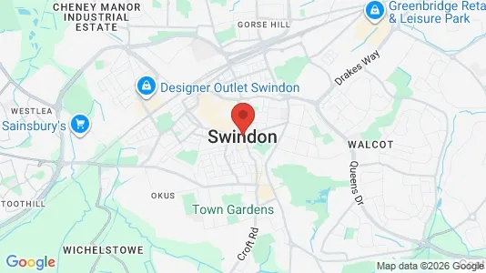 Apartments for rent i Swindon - Wiltshire - kort over placeringen