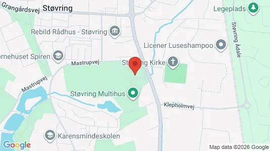 Apartments for rent i Støvring - kort over placeringen
