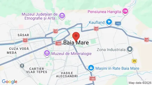 Apartments for rent i Baia Mare - kort over placeringen