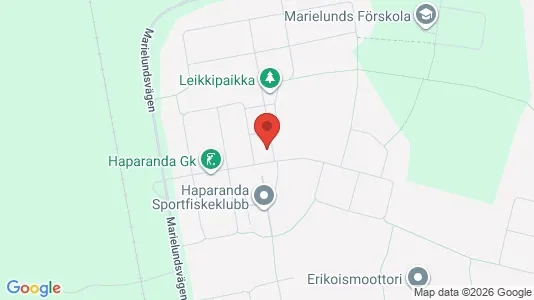 Apartments for rent i Haparanda - kort over placeringen