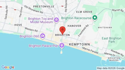 Apartments for rent i Brighton - East Sussex - kort over placeringen