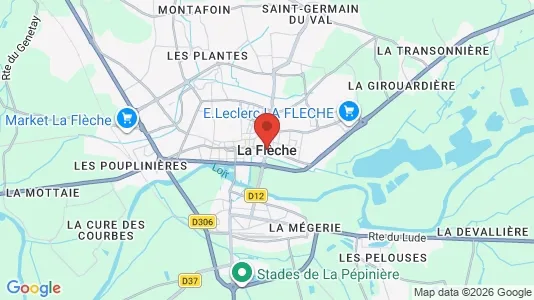 Apartments for rent in La Flèche - Photo from Google Street View