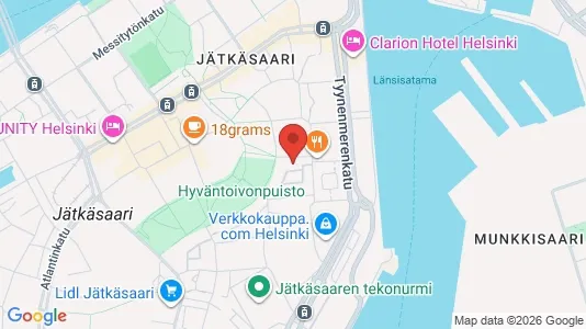 Apartments for rent i Helsinki Eteläinen - kort over placeringen