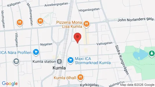 Apartments for rent i Kumla - kort over placeringen