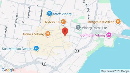 Apartments for rent i Viborg - kort over placeringen