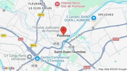 Apartments for rent in Pontoise - Photo from Google Street View