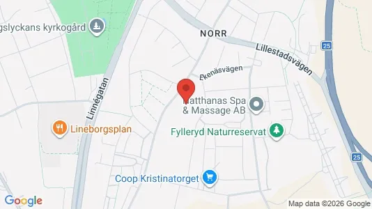 Apartments for rent i Växjö - kort over placeringen