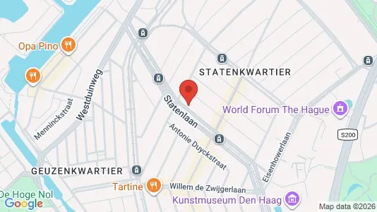 Apartments for rent i The Hague Scheveningen - kort over placeringen