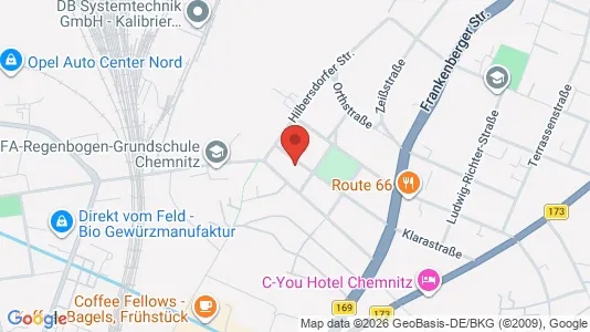 Apartments for rent in Chemnitz - Photo from Google Street View