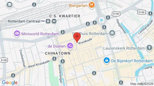 Apartments for rent i Rotterdam Centrum - kort over placeringen