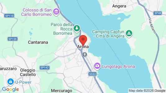 Apartments for rent i Arona - kort over placeringen