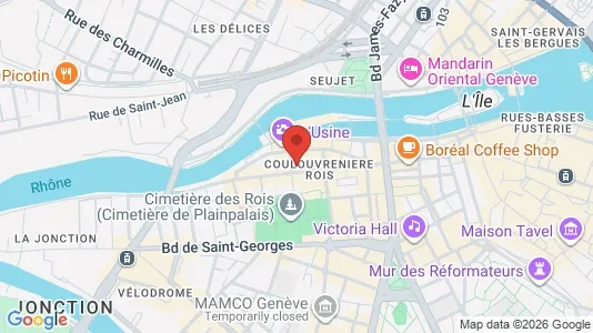 Apartments for rent i Geneva Cité - kort over placeringen