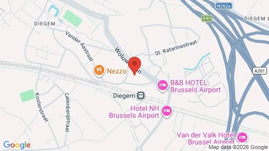 Apartments for rent i Machelen - kort over placeringen