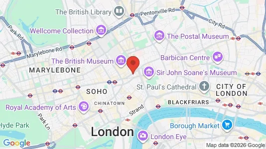 Apartments for rent in London WC1A - Photo from Google Street View