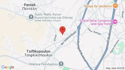 Apartments for rent i Ioannina - kort over placeringen